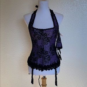 Fredricks of Hollywood  Dark lavender Corset